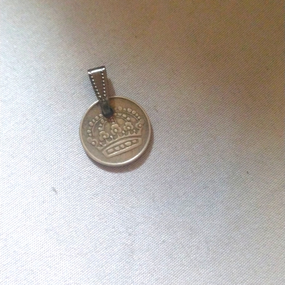 1953 silver coin charm